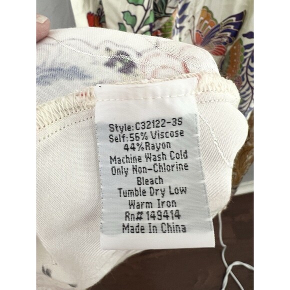 Johnny Was Multicolor Floral Maxi Dress - Picture 8 of 9